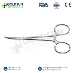 Halstead Mosquito Forceps 12.5cm Curved and Straight – Stainless Steel by Goldsun Instruments
