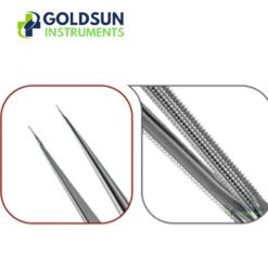 Round Bodied Microsurgical Vessel Dilator – Surgical Stainless Steel 15cm Tip 0.3mm and 18cm Tip 0.5mm for Precise Vessel Dilation