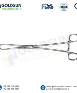 Schroeder Tenaculum Forceps 25cm Stainless Steel – Gynecology Surgical Instrument by Goldsun Instruments
