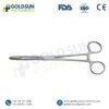 Gross-Maier Dressing Forceps 25cm Straight Serrated – Stainless Steel by Goldsun Instruments
