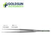 Micro Ring Tip Cross Serrated Lightweight Forceps 18cm – Surgical Stainless Steel Precision Forceps by Goldsun Instruments