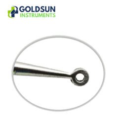 Micro Ring Tip Cross Serrated Lightweight Forceps 18cm – Surgical Stainless Steel Precision Forceps by Goldsun Instruments