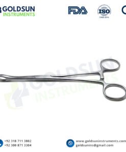 Foerster-Ballenger Sponge Holding & Gall Bladder Forceps 25cm Straight Serrated – Stainless Steel by Goldsun Instruments