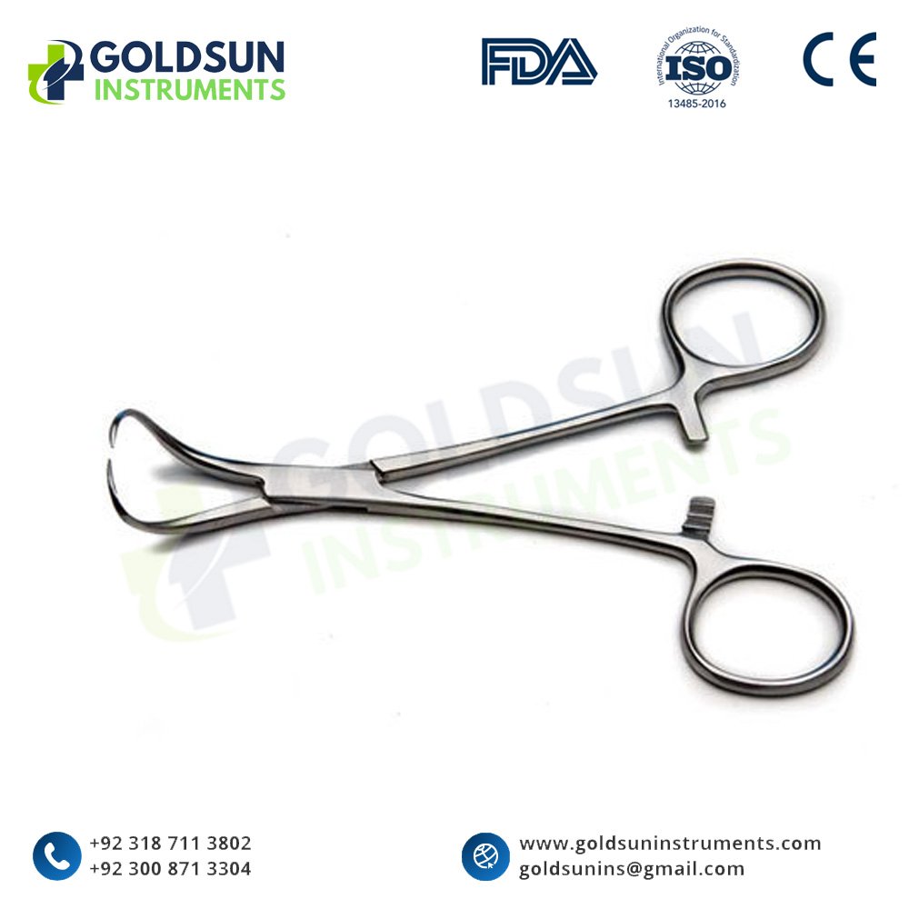 Backhaus Towel Forceps – Stainless Steel Surgical Clamp, available in 8cm, 10cm, and 13cm sizes