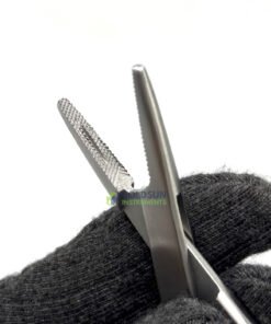 GoldSun Instruments Crile-Wood T.C. Needle Holder – Fine precision surgical needle holder with tungsten carbide inserts