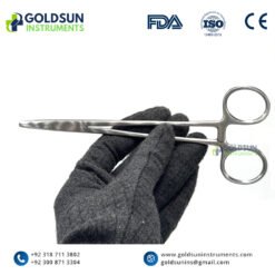 GoldSun Instruments Crile-Wood T.C. Needle Holder – Fine precision surgical needle holder with tungsten carbide inserts