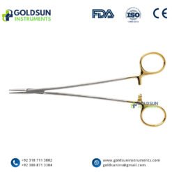 GoldSun Instruments Crile-Wood T.C. Needle Holder – Fine precision surgical needle holder with tungsten carbide inserts