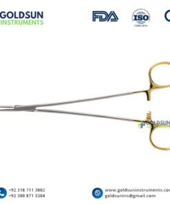 GoldSun Instruments Crile-Wood T.C. Needle Holder – Fine precision surgical needle holder with tungsten carbide inserts