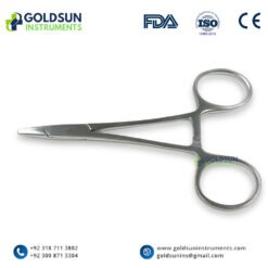 GoldSun Instruments Webster T.C. Needle Holder 12.5cm (5”) – Fine precision surgical instrument with tungsten carbide inserts