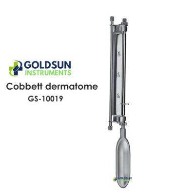 Goldsun Cobbett Skin Graft Knife: Durable, adjustable surgical tool for precise skin grafting in reconstructive surgery.